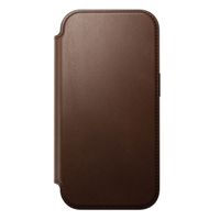 Nomad Étui de télephone portefeuille Modern Leather Folio Apple iPhone 17 Pro - Marron