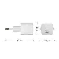 dbramante1928 re-charge | Chargeur Secteur - USB-C 25 watts - Blanc