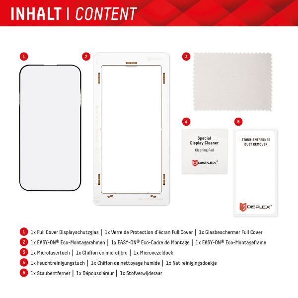 Displex Protection d'écran en verre trempé Real Glass Full Cover Samsung Galaxy S23 FE - Transparent