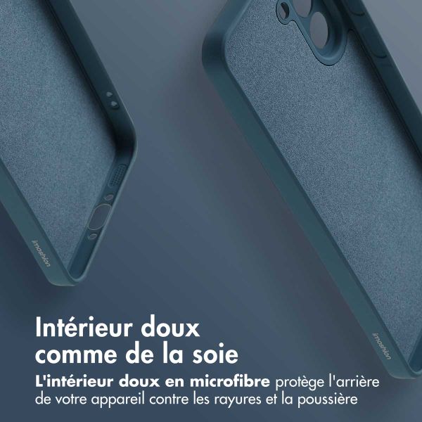 imoshion Coque Couleur avec MagSafe Samsung Galaxy A36 - Bleu foncé