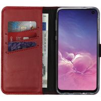 Selencia Étui de téléphone en cuir véritable Samsung Galaxy S10e