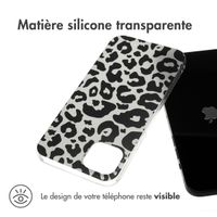 imoshion Coque Design iPhone 15 Plus - Leopard / Noir