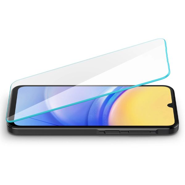 Spigen Protection d'écran en verre trempé GLAStR Slim + Applicator 2-pack Samsung Galaxy A25 (5G)