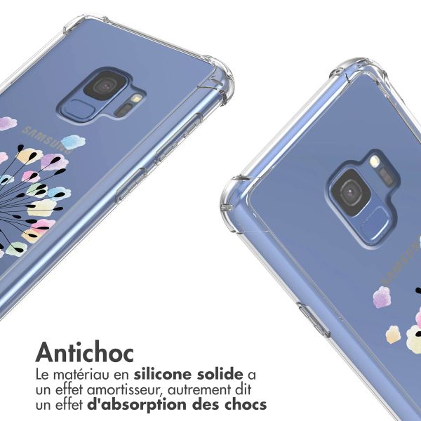 imoshion Coque Design avec cordon Samsung Galaxy S9 - Sandstone Dandelion