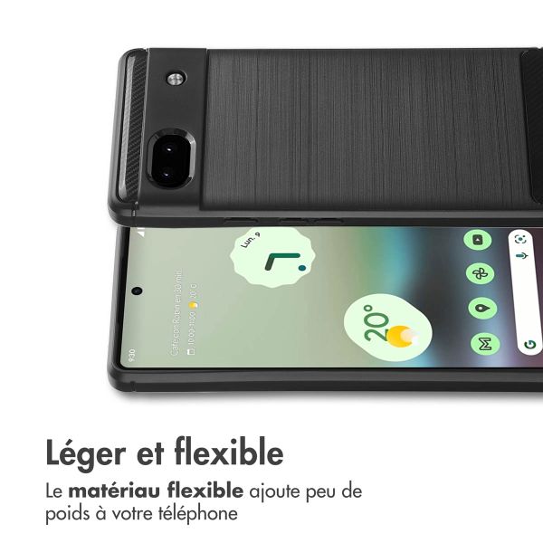 imoshion Coque Brushed Google Pixel 6a - Noir