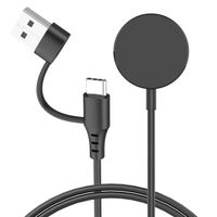 imoshion Câble de charge 2-en-1 USB-C Samsung Galaxy Watch - 0,5 mètre