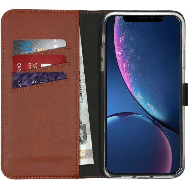 Selencia Étui de téléphone en cuir véritable Apple iPhone 11 Pro Max