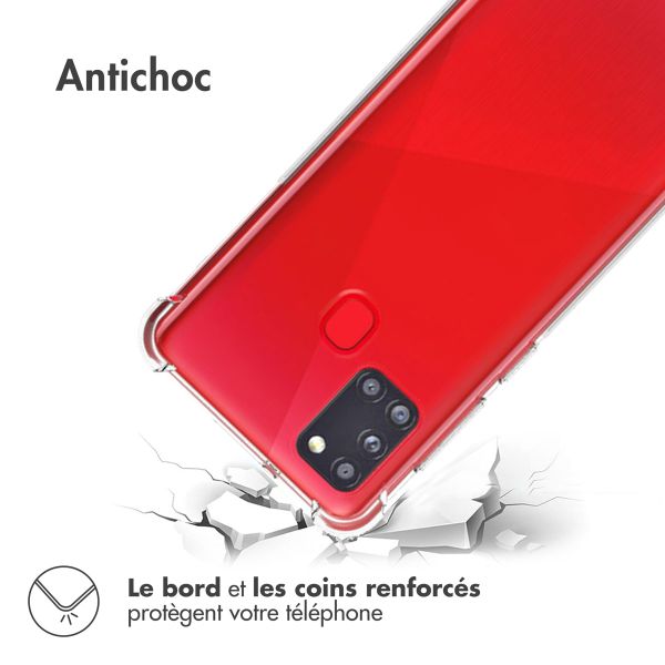 imoshion Coque antichoc Samsung Galaxy A21s - Transparent