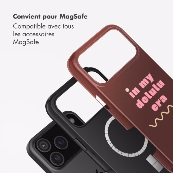 Selencia Coque arrière Vivid avec MagSafe Apple iPhone 17 Pro - Delulu