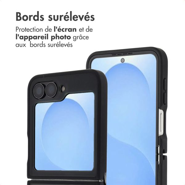 imoshion Coque Color Guard avec MagSafe Samsung Galaxy Z Flip 7 FE - Noir