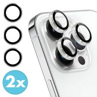 imoshion ﻿Lot de 2 protections d'objectif de caméra iPhone 14 Pro / 14 Pro Max - Argent