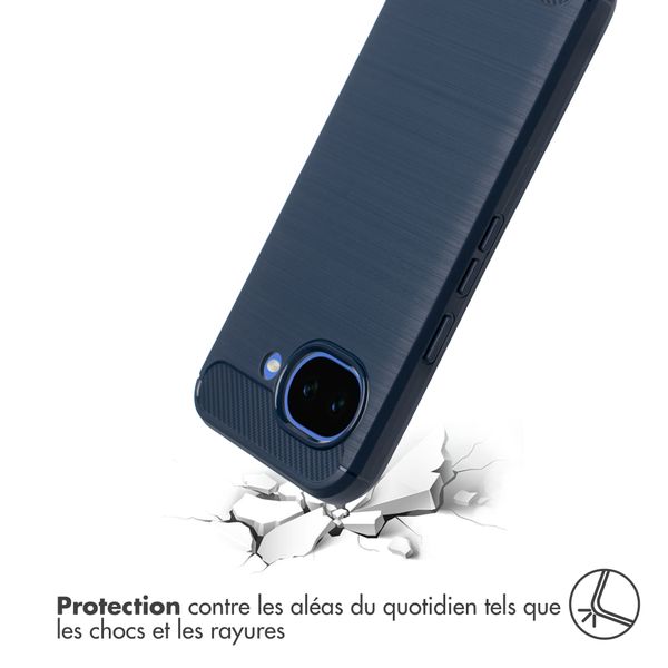 imoshion Coque Brushed Google Pixel 10a - Bleu foncé