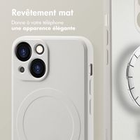 imoshion Coque Couleur avec MagSafe Apple iPhone 13 Mini - Beige
