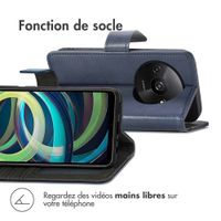 imoshion Étui de télephone portefeuille de luxe Xiaomi Redmi A3 - Bleu foncé