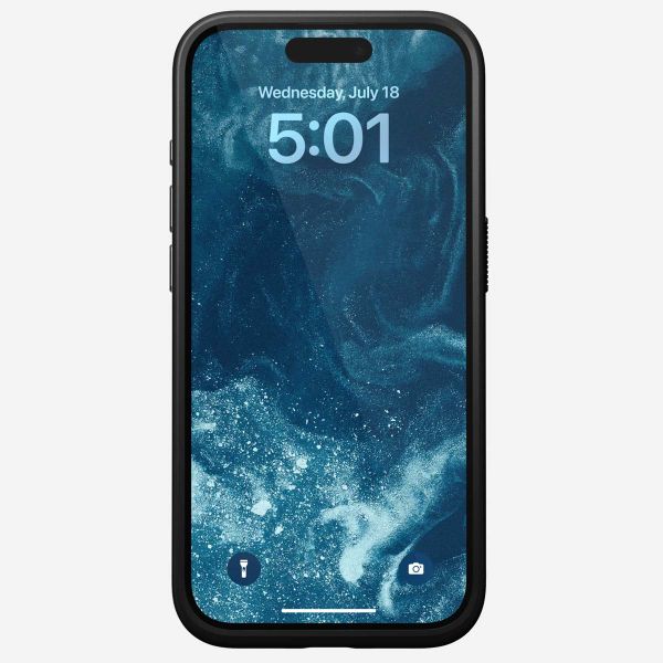 Nomad Coque Modern Leather avec MagSafe Apple iPhone 15 Pro - Marron