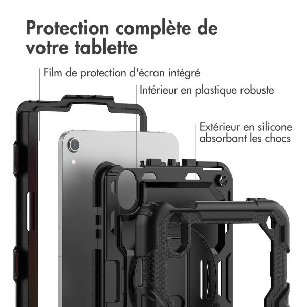 Accezz Coque arrière Defender XT Apple iPad Mini 7 (2024) / iPad Mini 6 (2021) - Noir