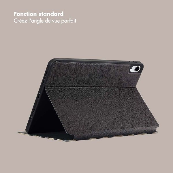 Selencia Coque tablette Vivid iPad 11 (2025) 11 pouces / iPad 10 (2022) 10.9 pouces - Art Wave Black