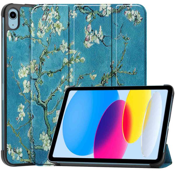 imoshion Coque tablette Trifold iPad 11 (2025) 11 pouces / iPad 10 (2022) 10.9 pouces - Plante verte