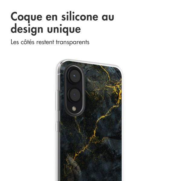 imoshion Coque Design Samsung Galaxy S25 Edge - Black Marble