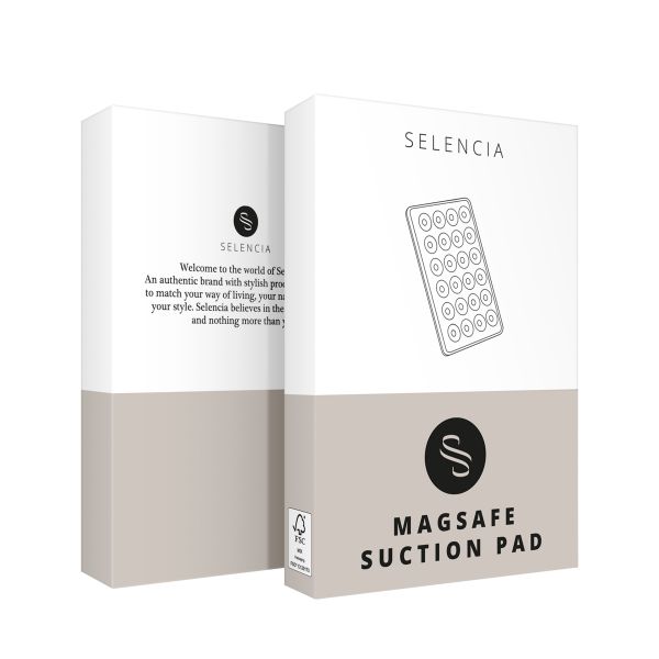 Selencia Support de téléphone à ventouses MagSafe - Noir