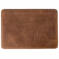 Accezz Leather Pochette ordinateur Apple MacBook 15 pouces - Cognac