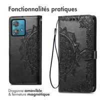 imoshion Etui de télephone Mandala Motorola Moto G84 - Noir