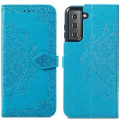 imoshion Etui de télephone Mandala Samsung Galaxy S21 - Turquoise