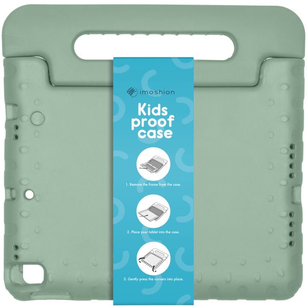imoshion Coque kidsproof avec poignée Apple iPad 9 (2021) 10.2 pouces / iPad 8 (2020) 10.2 pouces / iPad 7 (2019) 10.2 pouces - Olive Green