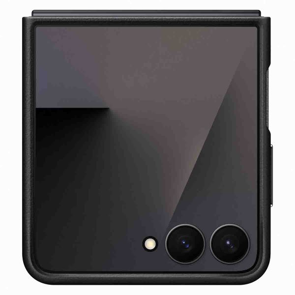 Samsung Original Coque KindSuit en Cuir Végan Samsung Galaxy Z Flip 7 - Black