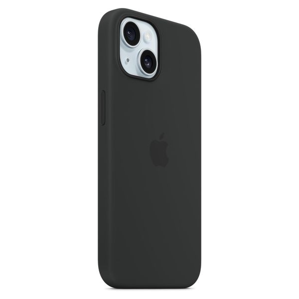 Apple Coque en silicone MagSafe Apple iPhone 14 - Bleu foncé