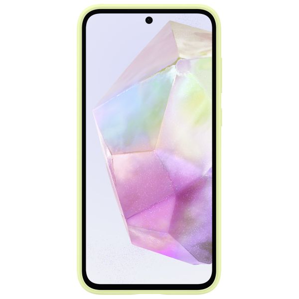 Samsung Original Coque en silicone Galaxy A35 - Lime