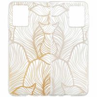 imoshion Coque Design Motorola Moto G54 - Golden Leaves