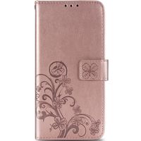 Etui de téléphone Fleurs de Trèfle Xiaomi Redmi Note 9