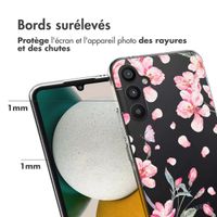 imoshion Coque Design Samsung Galaxy A34 (5G) - Fleur - Rose