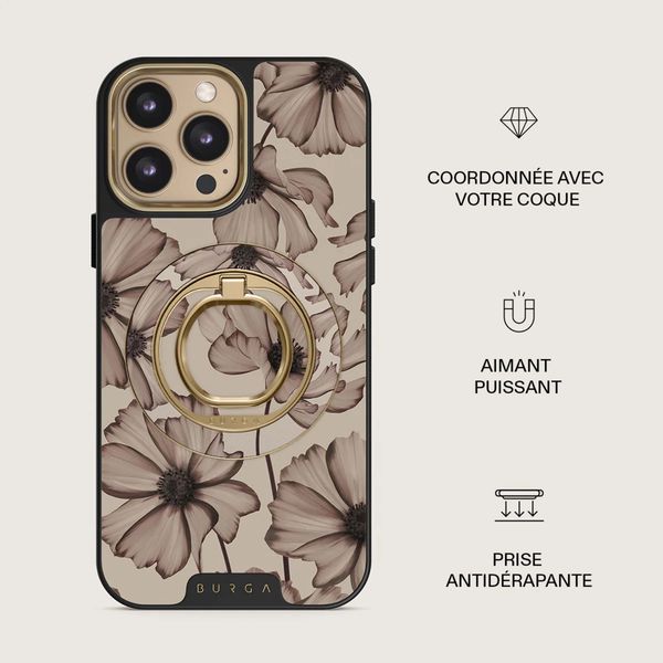 Burga Ringholder MagSafe Gold - Bague téléphone - Barely Yours