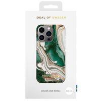 iDeal of Sweden Coque Fashion iPhone 13 Pro - Golden Jade Marble