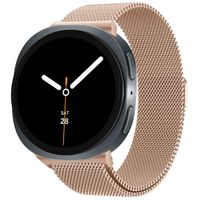 imoshion Bracelet magnétique milanais Samsung Galaxy Watch 8 (40/44mm) / Classic (46mm) - Rose Doré