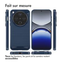 imoshion Coque Brushed Oppo Find X8 - Bleu foncé