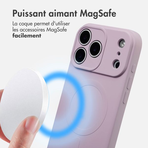 imoshion Coque Couleur avec MagSafe Apple iPhone 17 Pro Max - Violet