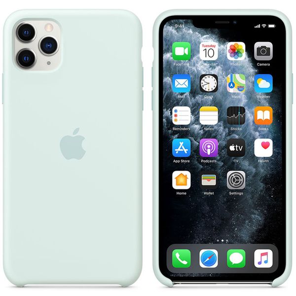 Apple Coque en silicone iPhone 11 Pro Max - Seafoam