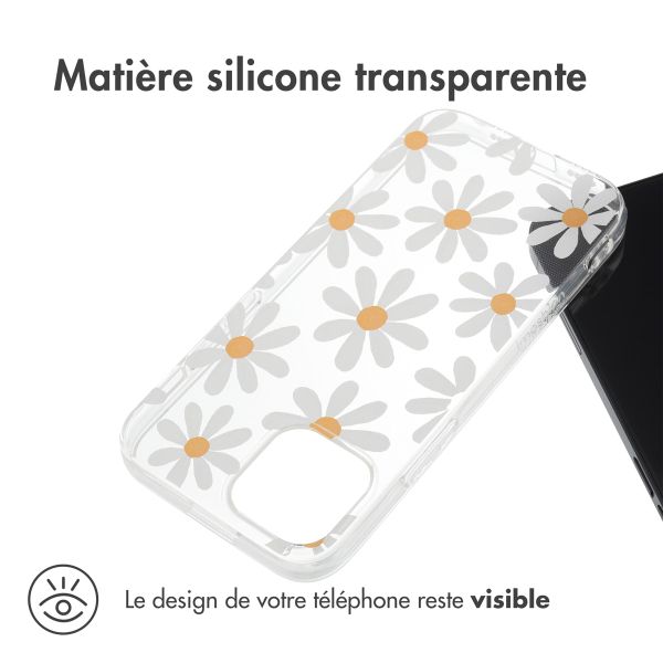 imoshion Coque Design Apple iPhone 13 Mini - Daisy Flower