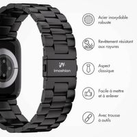 imoshion Bracelet en acier Apple Watch Series 1 á 9 / SE (38/40/41 mm) | Series 10 (42 mm) - Noir