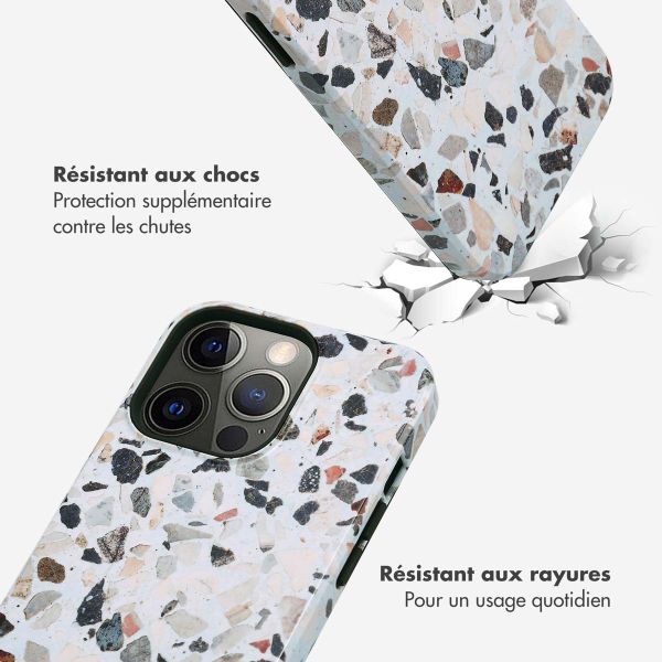 Selencia Coque arrière Vivid Tough iPhone 13 Pro - Chic Terazzo