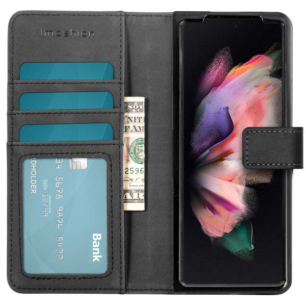 imoshion Étui de télephone portefeuille Samsung Galaxy Z Fold3 - Zwart - Noir