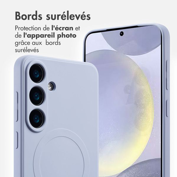 imoshion Coque Couleur avec MagSafe Samsung Galaxy S25 Plus - Lila