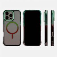 Selencia Coque arrière MagSafe Gradient Apple iPhone 16 Pro Max - Vert / Brun