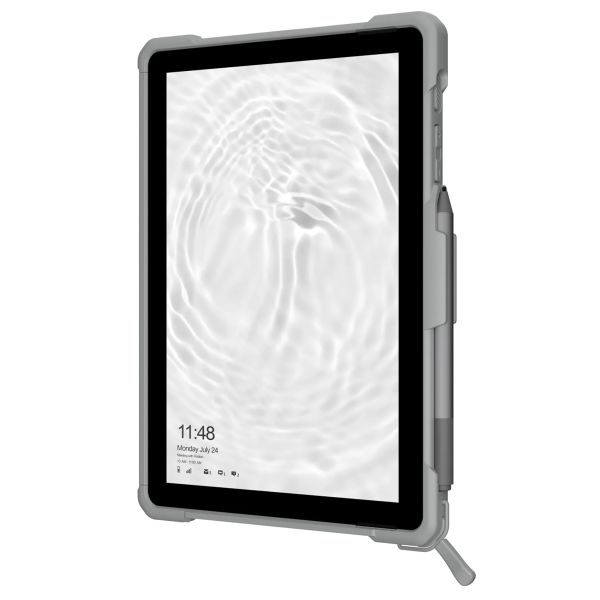 UAG Coque tablette Plasma Healthcare avec strap et bandoulière Microsoft Surface Go / Go 2 / Go 3 - Blanc / Gris