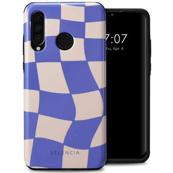 Selencia Coque arrière Vivid Tough Huawei P30 Lite - Groovy Sapphire Blue