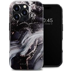 Selencia Coque arrière Vivid avec MagSafe Apple iPhone 16 Pro - Chic Marble Black