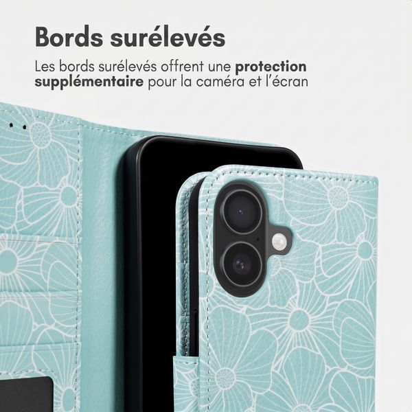 imoshion Étui de télephone portefeuille Design Apple iPhone 17 - Botanica